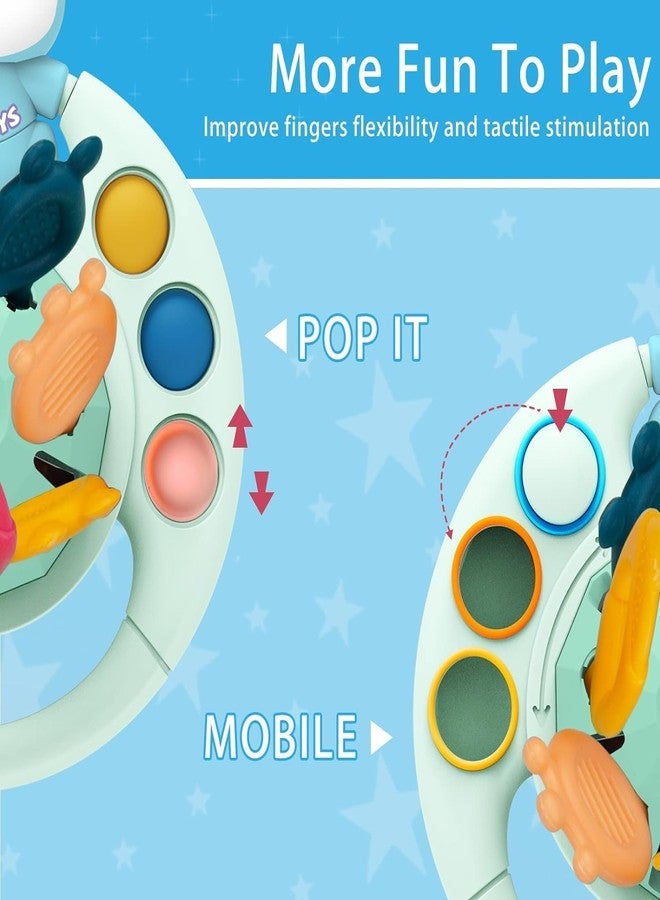STOFFIER GARTEN Baby Montessori Toys, Baby's Sensory Toy, Food Grade Silicone Pull String Activity Toy, Baby Travel Toy and Teething Press Ball Feeding Bottle Toy for 1-3 Years Old - Image 3